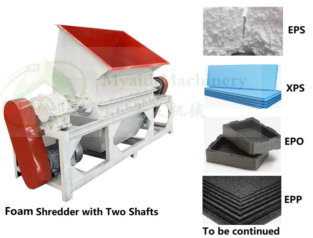 foam shredder application