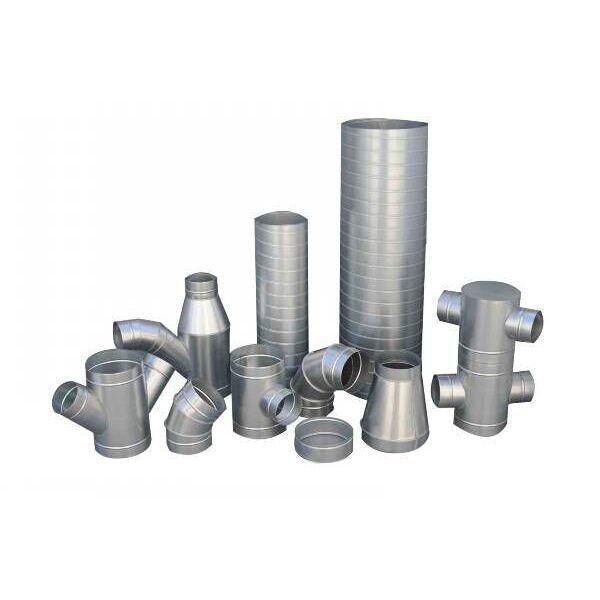 gavalnized spiral pipes and fittings