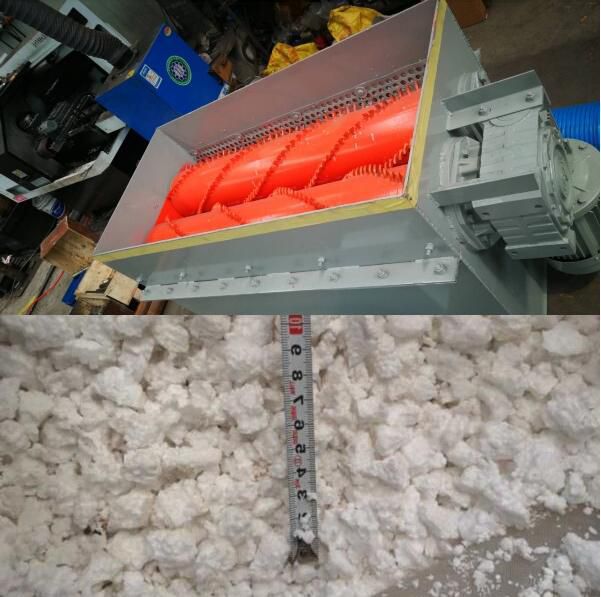 twin shaft styrofoam shredder